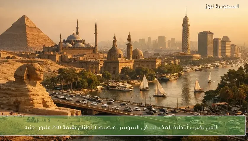 الأمن يضرب أباطرة المخدرات في السويس ويضبط 3 أطنان بقيمة 230 مليون جنيه