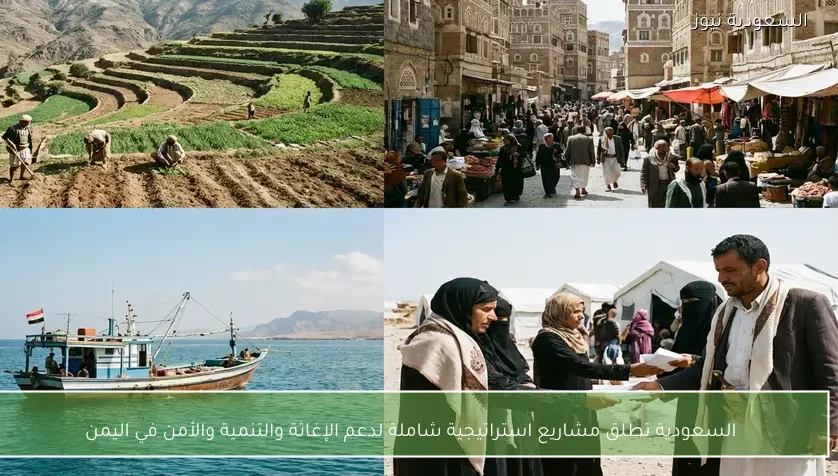 السعودية تطلق مشاريع استراتيجية شاملة لدعم الإغاثة والتنمية والأمن في اليمن