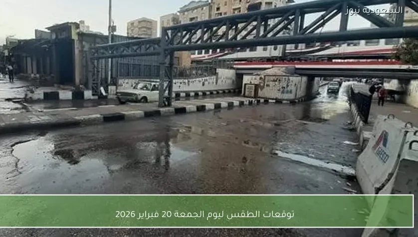 توقعات الطقس ليوم الجمعة 20 فبراير 2026