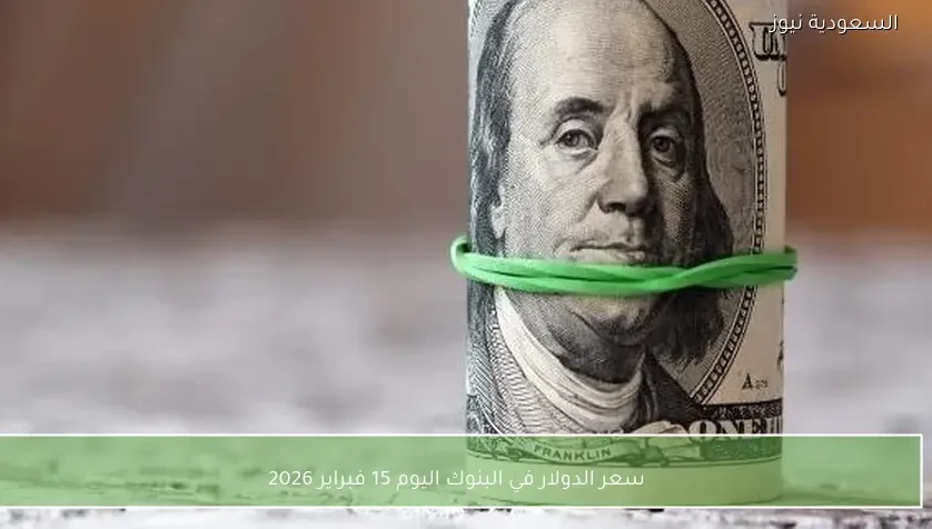 سعر الدولار في البنوك اليوم 15 فبراير 2026
