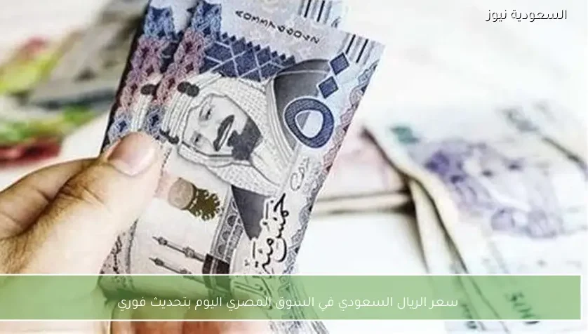 سعر الريال السعودي في السوق المصري اليوم بتحديث فوري