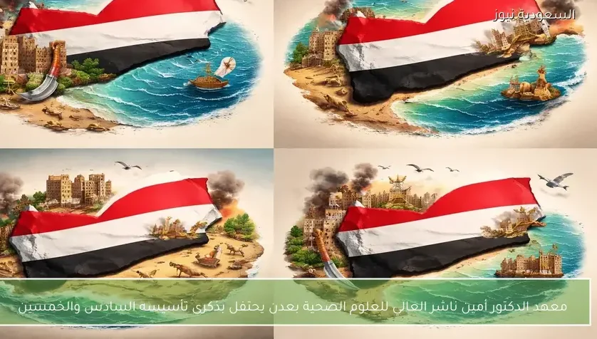 معهد الدكتور أمين ناشر العالي للعلوم الصحية بعدن يحتفل بذكرى تأسيسه السادس والخمسين