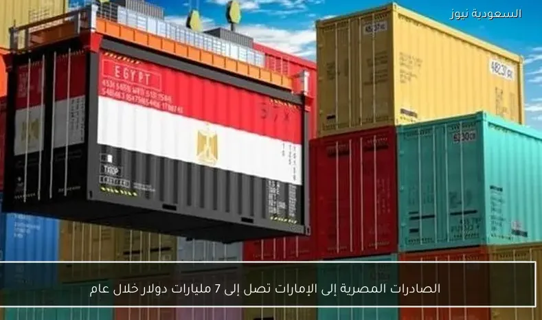 الصادرات المصرية إلى الإمارات تصل إلى 7 مليارات دولار خلال عام