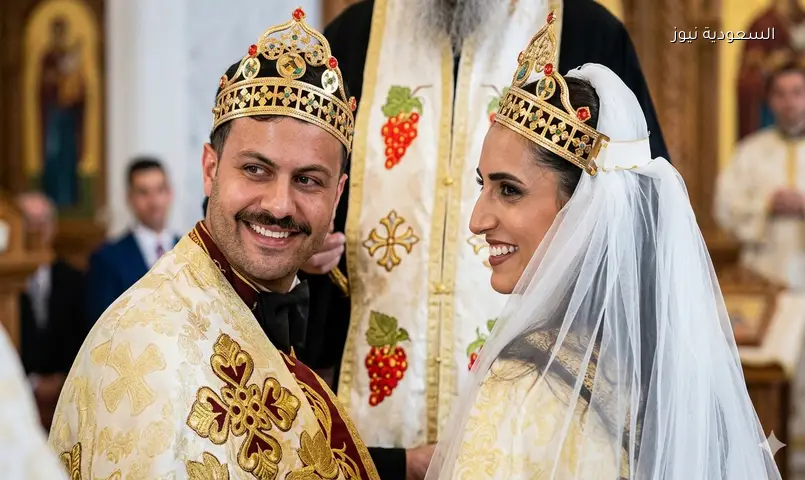 أول صور من حفل زفاف إبن الفنان إدوارد