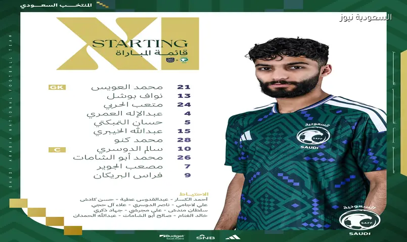 القنوات الناقلة لمباراة السعودية ضد الإكوادور وديًا في الظهور الأول للمدرب دونيس قبل مونديال 2026