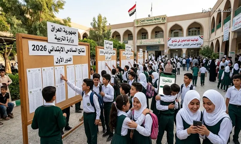 تجهيز PDF.. نتائج السادس الابتدائي 2026 العراق الدور الأول عبر نتائجنا وموقع وزارة التربية