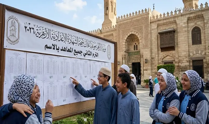 موعد إعلان نتيجة الشهادة الإعدادية الأزهرية 2026 الترم الثاني عبر بوابة الأزهر